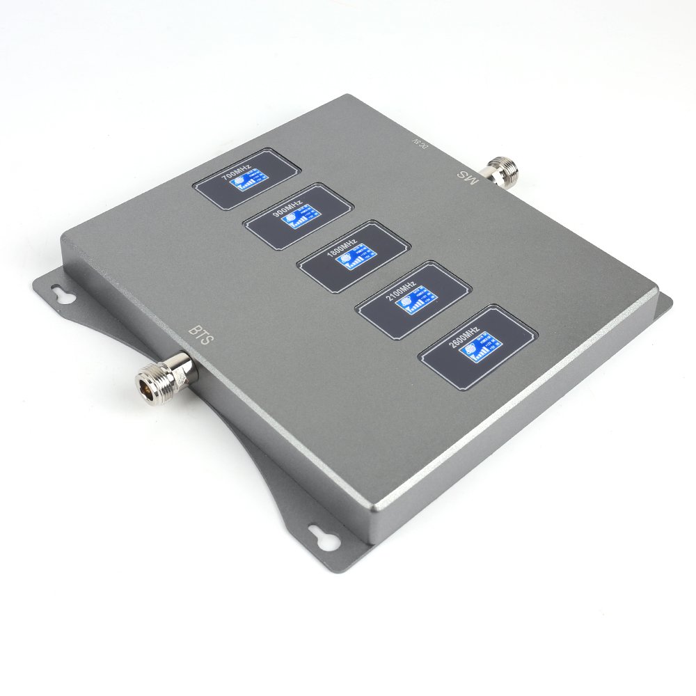 5 Band Cell Phone Signal Booster for Home and Office GSM 3G 4G LTE 5G 2/4/5 Cell Phone Signal Amplifier Repeater